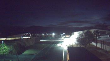 Weather camera view of Pahrump Valley HS.