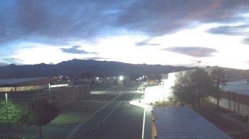 Weather camera view of Pahrump Valley HS.