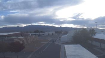 Weather camera view of Pahrump Valley HS.