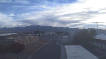 Weather camera view of Pahrump Valley HS.