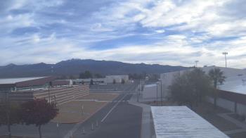 Weather camera view of Pahrump Valley HS.