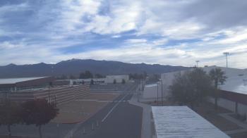 Weather camera view of Pahrump Valley HS.