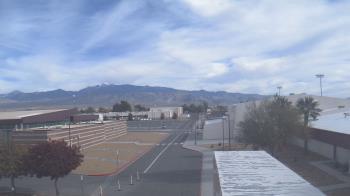 Weather camera view of Pahrump Valley HS.