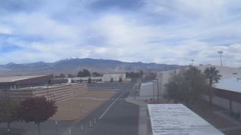 Weather camera view of Pahrump Valley HS.