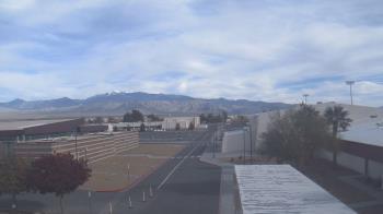 Weather camera view of Pahrump Valley HS.