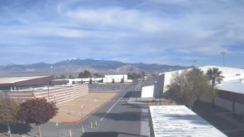 Weather camera view of Pahrump Valley HS.
