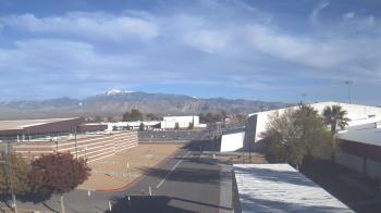 Weather camera view of Pahrump Valley HS.