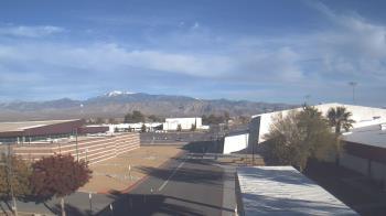Weather camera view of Pahrump Valley HS.