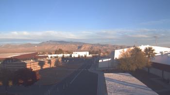 Weather camera view of Pahrump Valley HS.