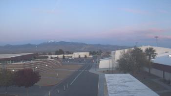 Weather camera view of Pahrump Valley HS.