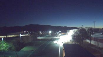 Weather camera view of Pahrump Valley HS.