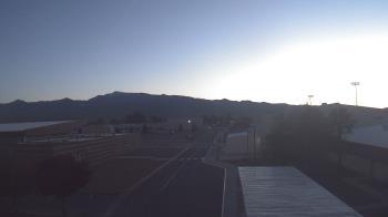 Weather camera view of Pahrump Valley HS.
