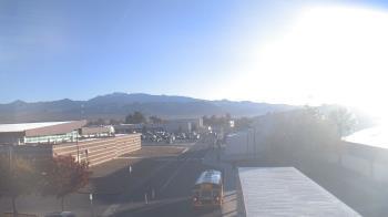 Weather camera view of Pahrump Valley HS.