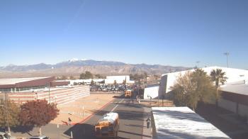 Weather camera view of Pahrump Valley HS.