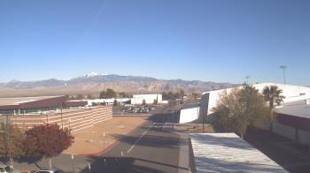 Weather camera view of Pahrump Valley HS.