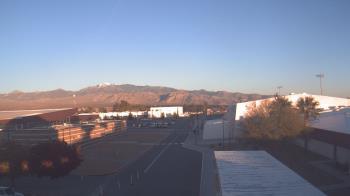 Weather camera view of Pahrump Valley HS.
