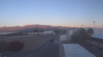 Weather camera view of Pahrump Valley HS.