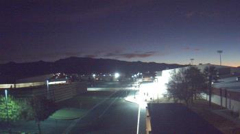 Weather camera view of Pahrump Valley HS.