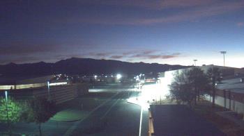 Weather camera view of Pahrump Valley HS.