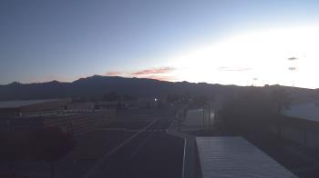 Weather camera view of Pahrump Valley HS.