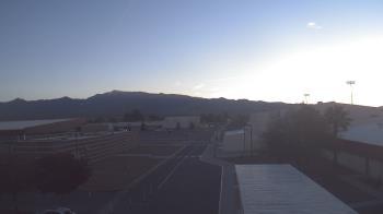 Weather camera view of Pahrump Valley HS.