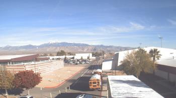 Weather camera view of Pahrump Valley HS.
