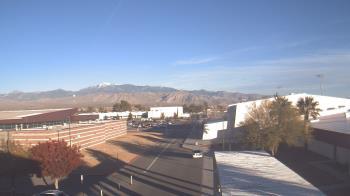 Weather camera view of Pahrump Valley HS.