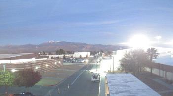 Weather camera view of Pahrump Valley HS.