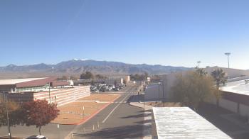 Weather camera view of Pahrump Valley HS.