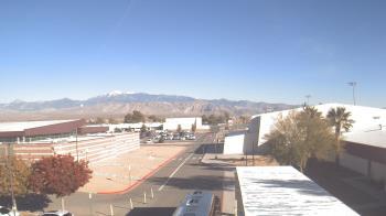 Weather camera view of Pahrump Valley HS.