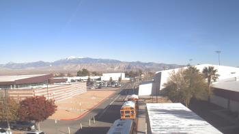 Weather camera view of Pahrump Valley HS.