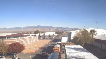 Weather camera view of Pahrump Valley HS.