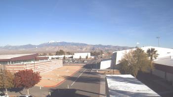 Weather camera view of Pahrump Valley HS.