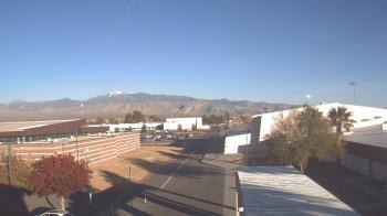 Weather camera view of Pahrump Valley HS.