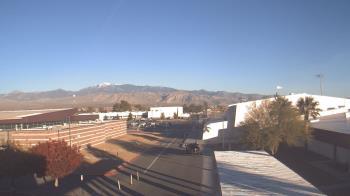 Weather camera view of Pahrump Valley HS.