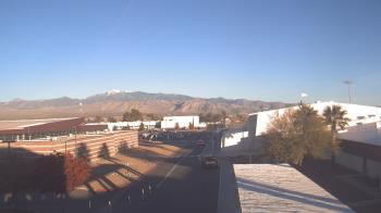 Weather camera view of Pahrump Valley HS.