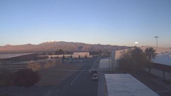 Weather camera view of Pahrump Valley HS.