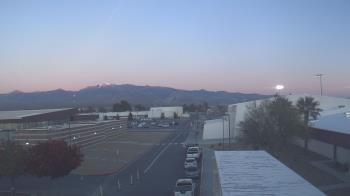 Weather camera view of Pahrump Valley HS.