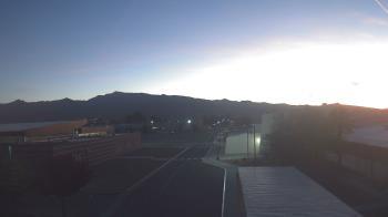Weather camera view of Pahrump Valley HS.