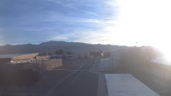 Weather camera view of Pahrump Valley HS.