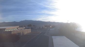 Weather camera view of Pahrump Valley HS.