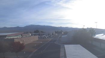 Weather camera view of Pahrump Valley HS.