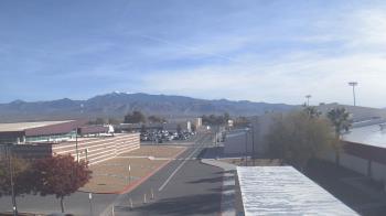 Weather camera view of Pahrump Valley HS.