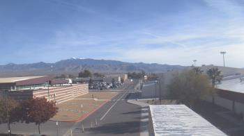 Weather camera view of Pahrump Valley HS.