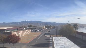 Weather camera view of Pahrump Valley HS.