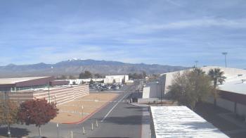 Weather camera view of Pahrump Valley HS.