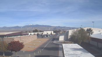 Weather camera view of Pahrump Valley HS.