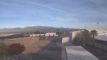 Weather camera view of Pahrump Valley HS.