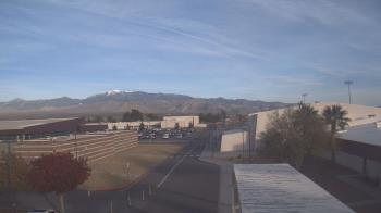 Weather camera view of Pahrump Valley HS.