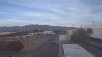 Weather camera view of Pahrump Valley HS.